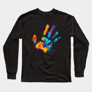 Gorgeous hand painted design Long Sleeve T-Shirt